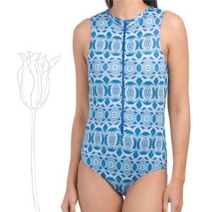 CABANA LIFE Roadmap Sleeveless Unisuit Swimsuit 50+UV One Piece Swim Suit